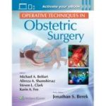 Operative Techniques in Obstetric Surgery