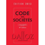 Code des sociétés commenté 2013